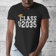 Class Of 2035 Grow With Me Boy Girl First Day Of Graduation Men's V-Neck T-Shirt