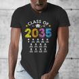 Class Of 2035 Grow With Me Checklist Graduation Men's V-Neck T-Shirt