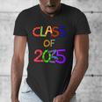 Class Of 2035 Grow With Me Kindergarten Graduation Men's V-Neck T-Shirt