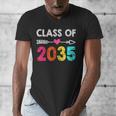 Class Of 2035 Kindergarten Pre K Grow With Me Graduation Men's V-Neck T-Shirt