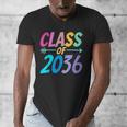 Class Of 2036 First Day Kindergarten Grow With Me Graduation Men's V-Neck T-Shirt