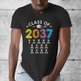 Class Of 2037 Grow With Me Checklist Graduation Men's V-Neck T-Shirt