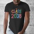 Class Of 2038 Pre K Graduate Preschool Graduation Men's V-Neck T-Shirt