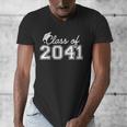 Class Of 2041 Grow With Me Graduation First Day Of School Men's V-Neck T-Shirt