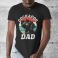 Cockapoo Dad Dog Father's Day Vintage Pet Men Women Kids Men's V-Neck T-Shirt