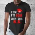 College GraduationShirt Senior Finally Done Men's V-Neck T-Shirt