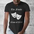 Cool Theater Graduation Tshirt Tragedy And Comedy Masks Men's V-Neck T-Shirt