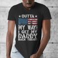 Cool I Get My Daddy Back Today Military Child Small Men's V-Neck T-Shirt