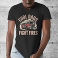 Cool Dads Fight Fire Firefighter Men's V-Neck T-Shirt Cool Dads Fight Fire Firefighter Men's V-Neck T-Shirt