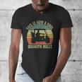 This Is How A Cool Grandpa Rolls Vintage Golf Dad Grandpa Men's V-Neck T-Shirt