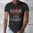 Corn Enthusiast Introvert Maize Farmer Planter Grower Men's V-Neck T-Shirt