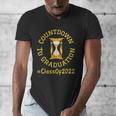Countdown To Graduation Hourglass Senior Class Of 2022 Men's V-Neck T-Shirt