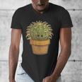 Cute Golden Barrel Cactus Introvert Distressed Men's V-Neck T-Shirt Cute Golden Barrel Cactus Introvert Distressed Men's V-Neck T-Shirt