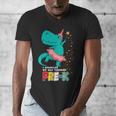Cute Magical Ballerina Dino Unicorn Pre-K Graduation Men's V-Neck T-Shirt