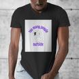 Cute Puppy With a Quote For Introverts Men's V-Neck T-Shirt Cute Puppy With a Quote For Introverts Men's V-Neck T-Shirt