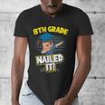Dabbing Graduation Boy 8th Grade Class Of 2021 Men's V-Neck T-Shirt
