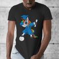 Dabbing Graduation Class 2023 Unicorn Volleyball Men's V-Neck T-Shirt