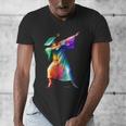 Dabbing Graduation Women Men's V-Neck T-Shirt