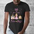 Dad 5th Birthday Her Royal Fiveness Princess Matching Men's V-Neck T-Shirt