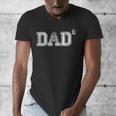 Dad For Dad Dad Of 6 Six Fathers Day Vintage Men's V-Neck T-Shirt