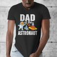 Dad Of The Astronaut Space Astronaut Birthday Family Men's V-Neck T-Shirt