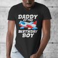 Dad Of The Birthday Boy Airplane Men's V-Neck T-Shirt