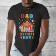 Dad Of The Birthday For Boy Circus Carnival Theme Party Men's V-Neck T-Shirt