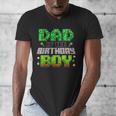 Dad Of The Birthday Boy Family Gaming Pixel Birthday Party Men's V-Neck T-Shirt