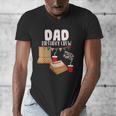 Dad Birthday Crew Pizza Theme Birthday Pizza Lover Party Men's V-Neck T-Shirt