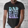 Dad Of The Birthday Girls Teens Kid Family Matching Birthday Men's V-Neck T-Shirt