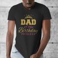 Dad Of The Birthday Princess Girls Party Small Men's V-Neck T-Shirt