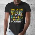 Dad Of The Birthday Scientist Matching Science Birthday Men's V-Neck T-Shirt