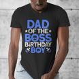 Dad Of The Boss Birthday Party Outfit Like A Boss Dad Men's V-Neck T-Shirt