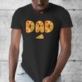Dad Daddy Matching Birthday Squad Crew Pizza Family Men's V-Neck T-Shirt
