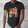 Dad Farm Animal Birthday Family Matching Party Men's V-Neck T-Shirt