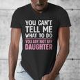 Dad For Father Daddy Papa Men From Daughter Dad Men's V-Neck T-Shirt