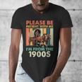 Dad Fathers Day Please Be Patient I'm From The 1900s Men's V-Neck T-Shirt Dad Fathers Day Please Be Patient I'm From The 1900s Men's V-Neck T-Shirt