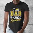 Dad Graduation Senior 2027 Proud Dad Of a 2027 Graduate Men's V-Neck T-Shirt
