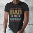 Dad And Grandpaw Dog Grandpaw Grandpa Men Men's V-Neck T-Shirt Dad And Grandpaw Dog Grandpaw Grandpa Men Men's V-Neck T-Shirt