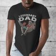 Dad Legendary Saying Men's V-Neck T-Shirt