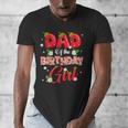 Dad And Mom Birthday Girl Strawberry Berry Sweet One Two Men's V-Neck T-Shirt Dad And Mom Birthday Girl Strawberry Berry Sweet One Two Men's V-Neck T-Shirt