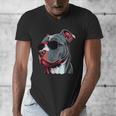 Dad Mom Cool Dog Sunglasses Pitbull Men's V-Neck T-Shirt
