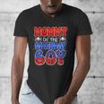 Dad And Mom Mommy Birthday Boy Spider Family Matching Men's V-Neck T-Shirt
