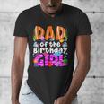 Dad Under Sea Birthday Party Girls Ocean Sea Animals Themed Men's V-Neck T-Shirt Dad Under Sea Birthday Party Girls Ocean Sea Animals Themed Men's V-Neck T-Shirt