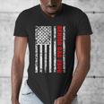 Dad Senior 2026 Proud Dad Of A Class Of 2026 Graduate Flag Men's V-Neck T-Shirt