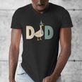 Dad Silly Goose 1st Birthday Family Matching Pocket Men's V-Neck T-Shirt