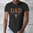 Dad Skull Fathers Day Shirt Western Rodeo Family Matching Men's V-Neck T-Shirt