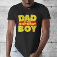 Dad Of The Toy Birthday Boy Story Theme B-Day Men's V-Neck T-Shirt