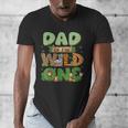 Dad Of The Wild One Birthday Family Matching Party Decor Men's V-Neck T-Shirt Dad Of The Wild One Birthday Family Matching Party Decor Men's V-Neck T-Shirt