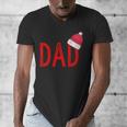 Dad Xmas PJs Christmas Pajamas And Xmas PJ Family Shirt Men's V-Neck T-Shirt